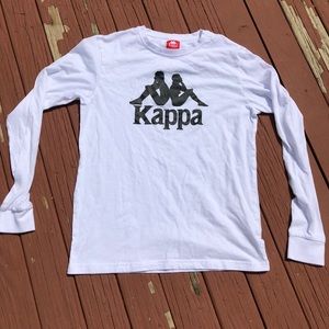 Black and white Kappa long sleeve